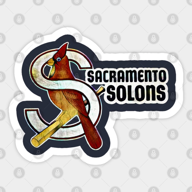 Sacramento Solons Baseball Sticker by Kitta’s Shop